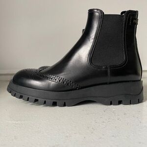 Prada Black Ankle Boots